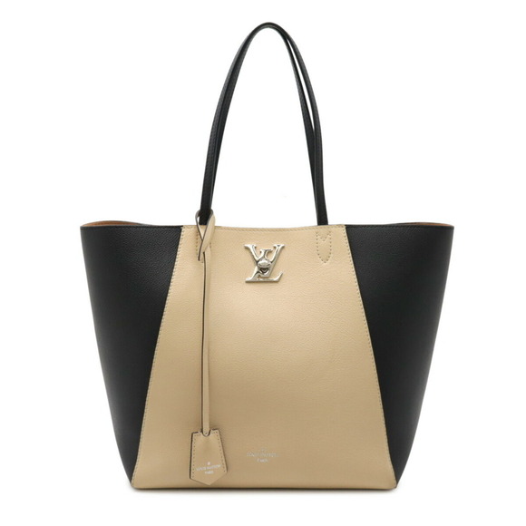Louis Vuitton Handbags - LOUIS VUITTON Cream and Black Shoulder Bag